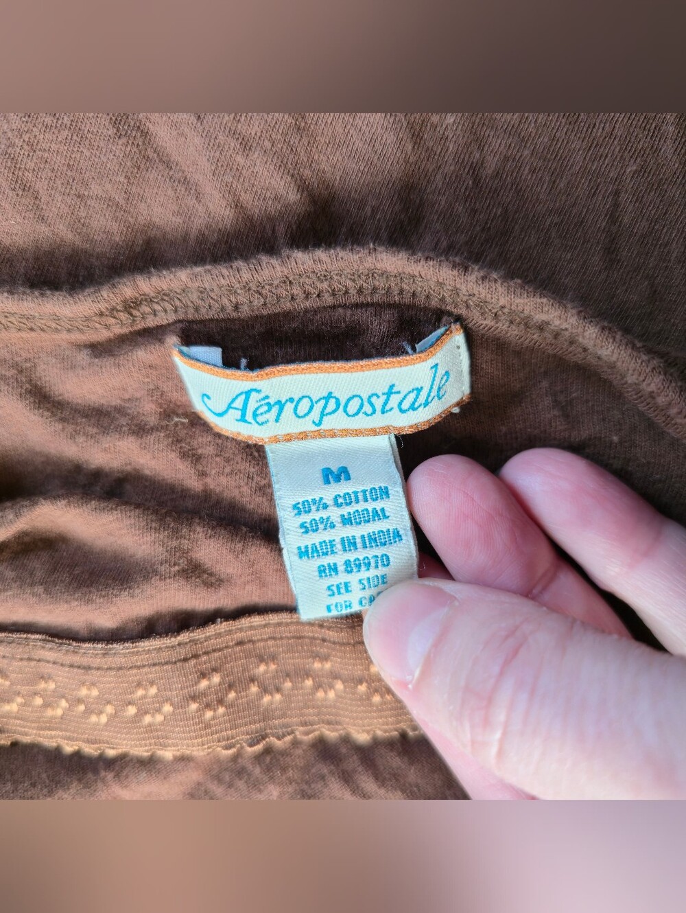 Vintage Aeropostale Halter Princess Cut Boho Y2K Tank Medium - Picture 8 of 9